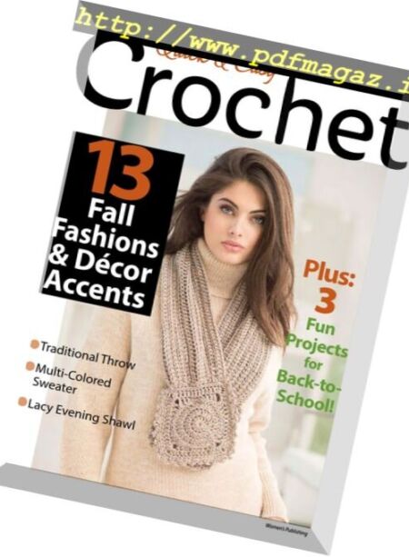 Quick & Easy Crochet – September 2016 Cover