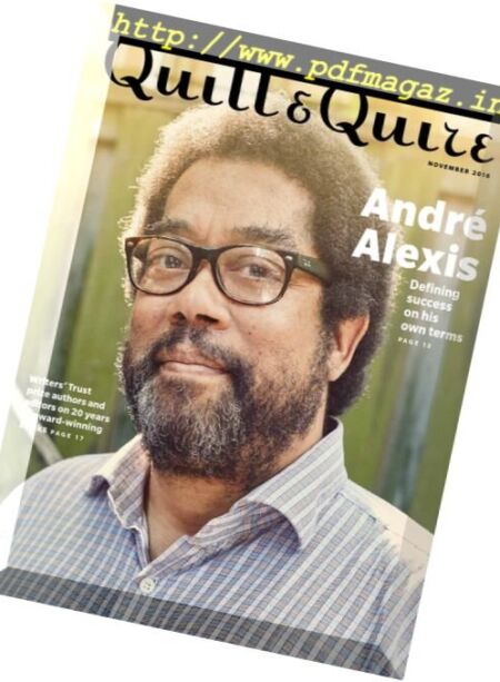 Quill & Quire – November 2016 Cover