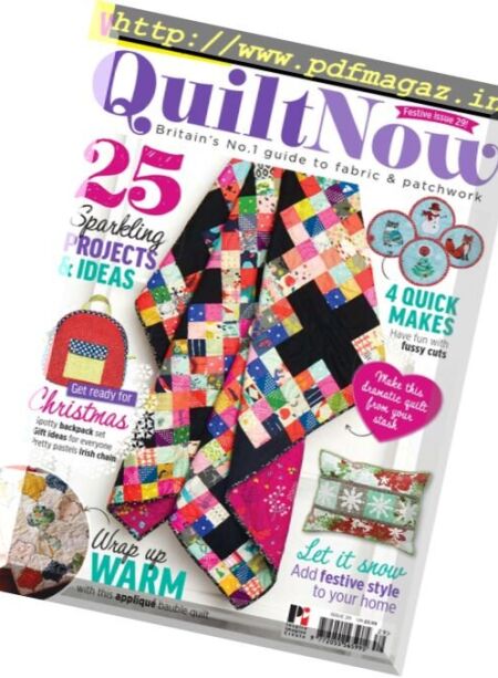 Quilt Now – Issue 29, 2016 Cover