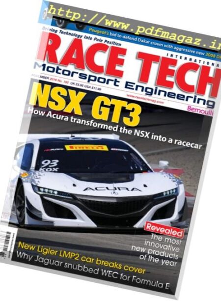 Race Tech – November 2016 Cover