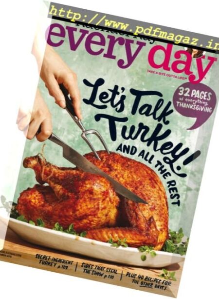 Rachael Ray Every Day – November 2016 Cover