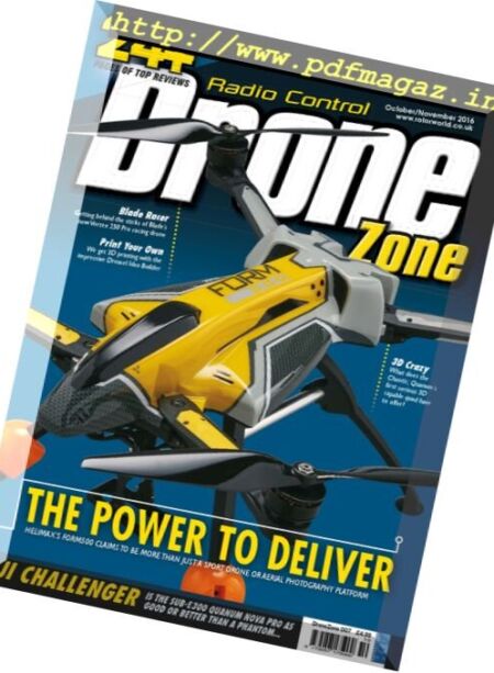 Radio Control DroneZone – October-November 2016 Cover