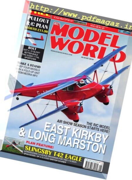 Radio Control Model World – August 2016 Cover