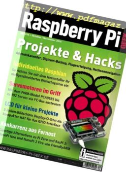 Raspberry Pi Geek – Oktober November 2016