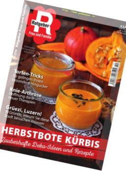 Ratgeber Frau und Familie – Oktober 2016