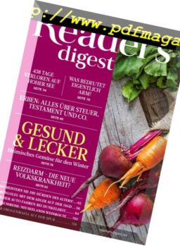 Reader’s Digest Germany – November 2016