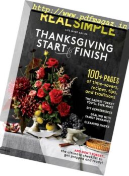 Real Simple – November 2016
