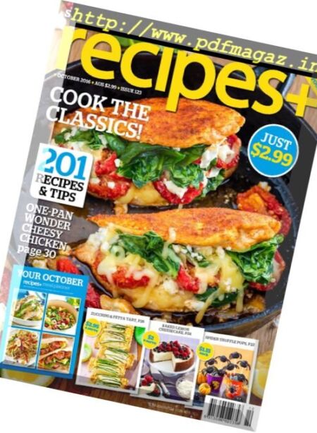 recipes+ Australia – October 2016 Cover