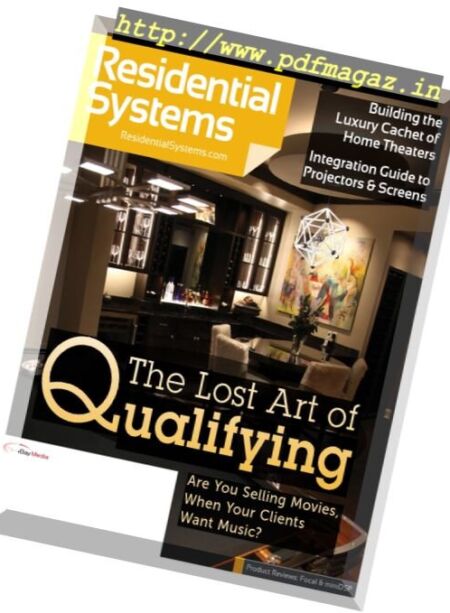 Residential Systems – October 2016 Cover