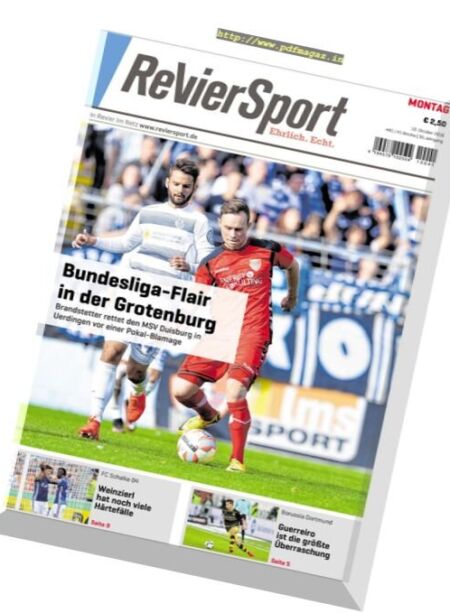 RevierSport – 10 Oktober 2016 Cover