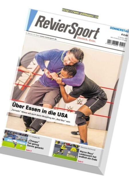 RevierSport – 13 Oktober 2016 Cover