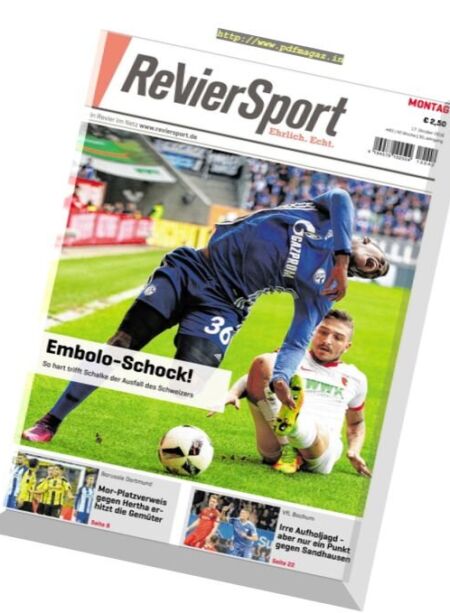 RevierSport – 17 Oktober 2016 Cover
