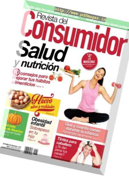 Revista del Consumidor – Octubre 2016 Cover