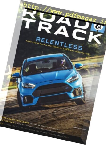 Road & Track – November 2016 Cover