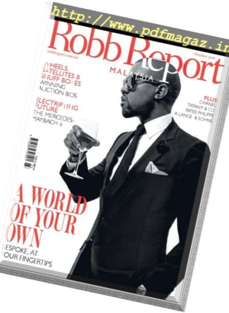 Robb Report Malaysia – October 2016 Cover