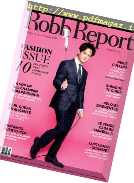 Robb Report Spain – Octubre 2016 Cover