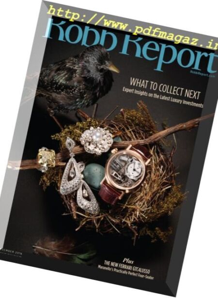Robb Report USA – November 2016 Cover