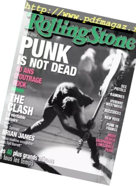 Rolling Stone France – Hors-Serie Collector Octobre 2016 Cover
