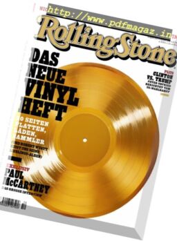 Rolling Stone Germany – Oktober 2016