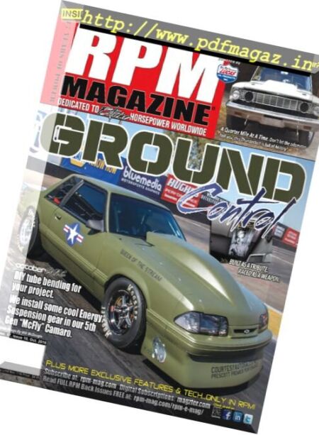 RPM Magazine – October 2016 Cover
