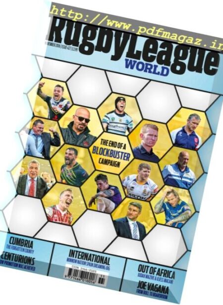 Rugby League World – November 2016 Cover