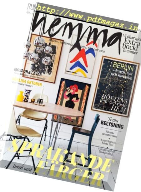 RUM Hemma – Nr.10, 2016 Cover
