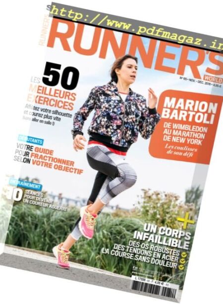 Runner’s World France – Novembre – Decembre 2016 Cover