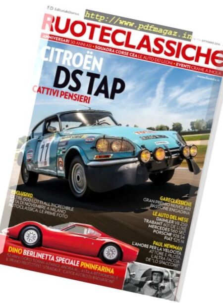 Ruoteclassiche – Ottobre 2016 Cover