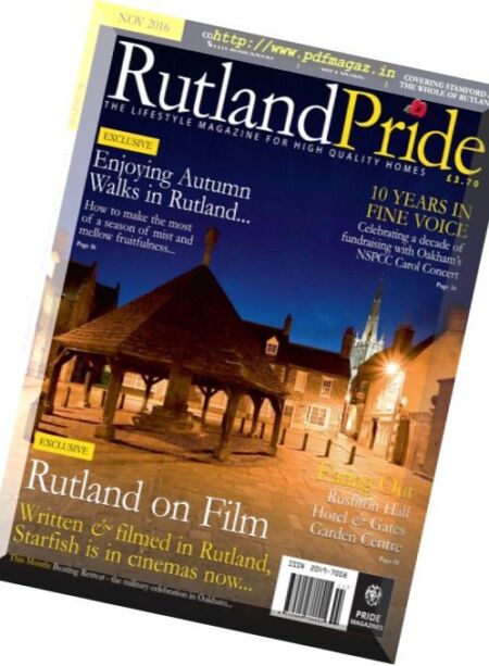 Rutland Pride – November 2016 Cover