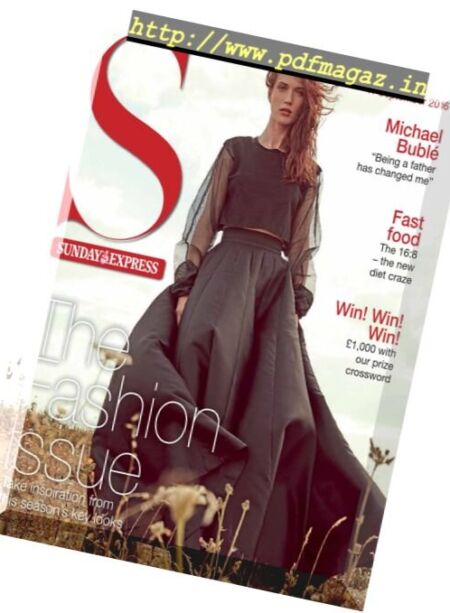S Magazine (Sunday Express) – 11 September 2016 Cover