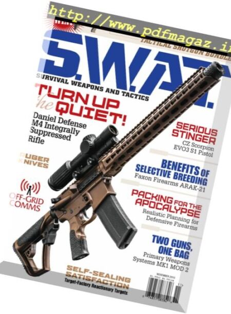 S.W.A.T. – November 2016 Cover