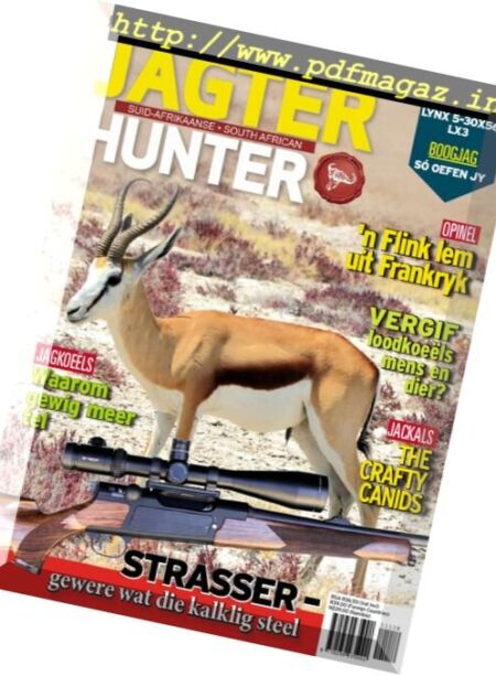 SA Hunter Jagter – November 2016 Cover