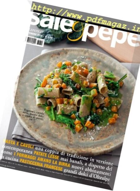 Sale & Pepe – Novembre 2016 Cover