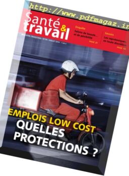 Sante et Travail – Juillet 2016
