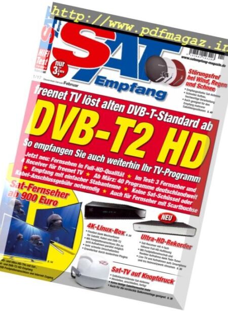 SAT Empfang – Nr.1, Dezember 2016 – Februar 2017 Cover