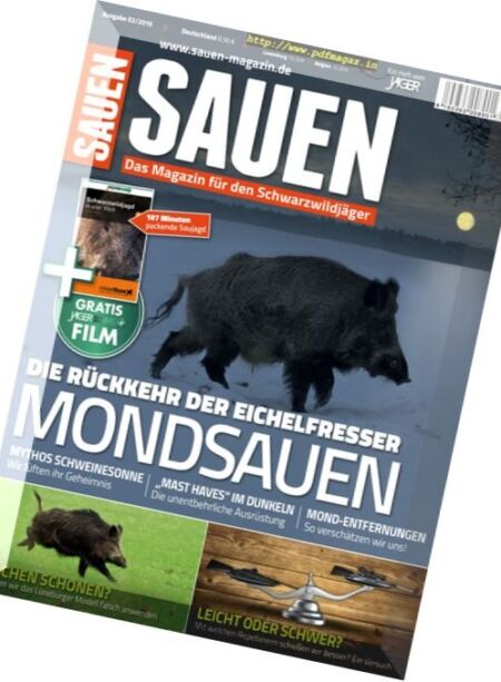 Sauen – Nr.2, 2016 Cover