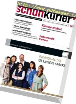 Schuhkurier – 23 September 2016