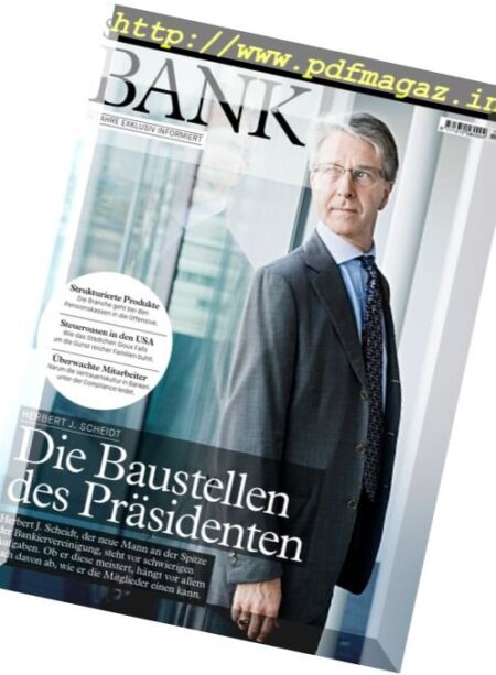 Schweizer Bank – November 2016 Cover