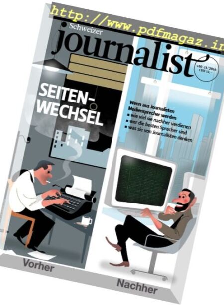 Schweizer Journalist – Oktober-November 2016 Cover
