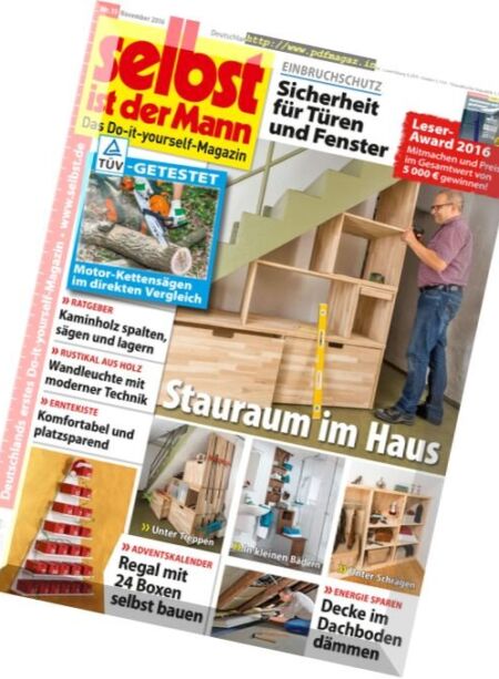 selbst ist der Mann – November 2016 Cover