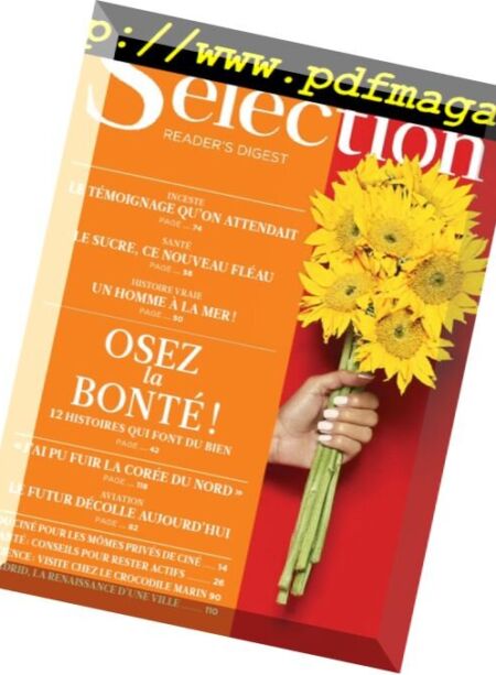 Selection Reader’s Digest France – Octobre 2016 Cover
