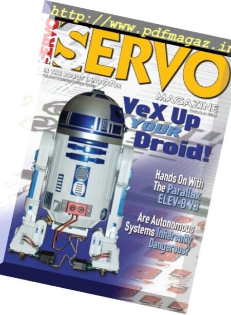Servo Magazine – October 2016 Cover