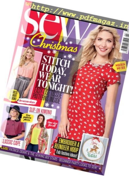 Sew – Christmas 2016 Cover