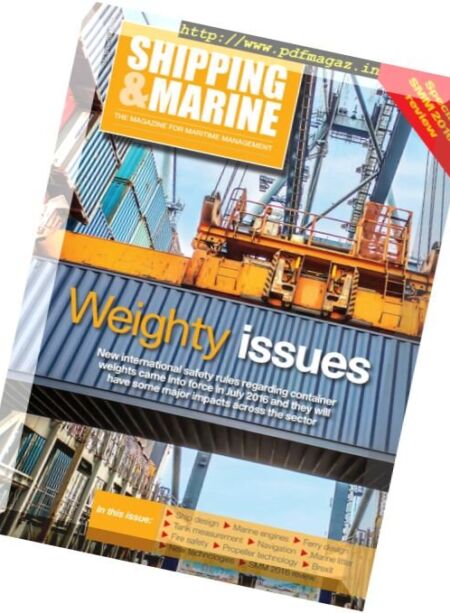 Shipping & Marine – October 2016 Cover