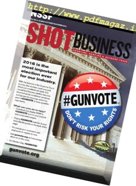 Shot Business – October-November 2016 Cover