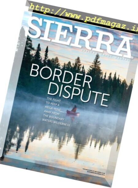 Sierra – November – December 2016 Cover