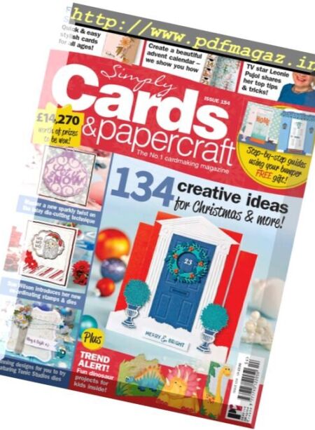 Simply Cards & Papercraft – Issue 154, 2016 Cover