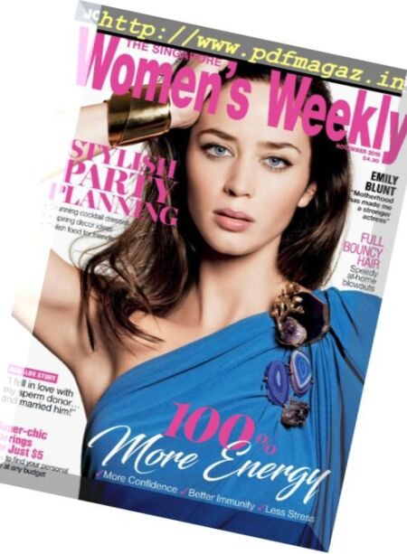 Singapore Women’s Weekly – November 2016 Cover