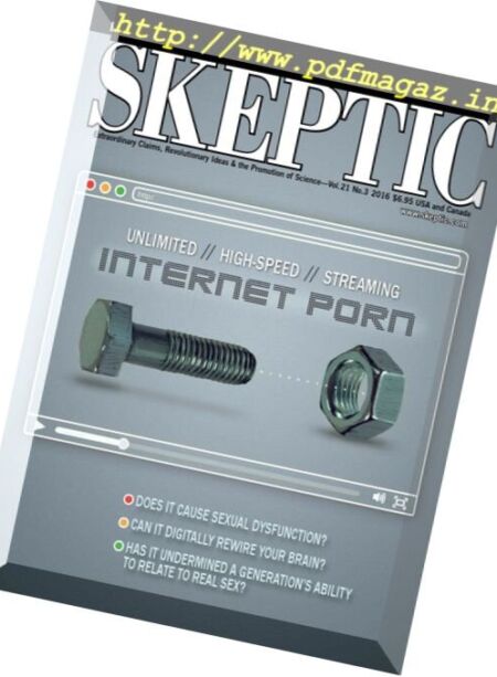 Skeptic – Vol.21 N 3, 2016 Cover