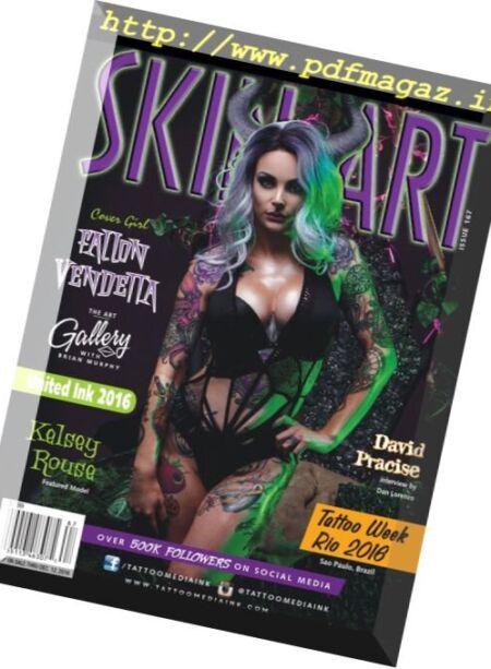 Skin Art – Issue 167, 2016 Cover